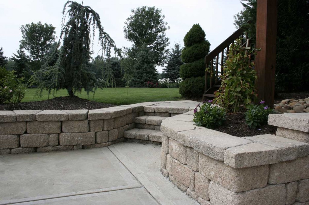 Small Landscaping Walls Centreville Fairfax County Virginia North